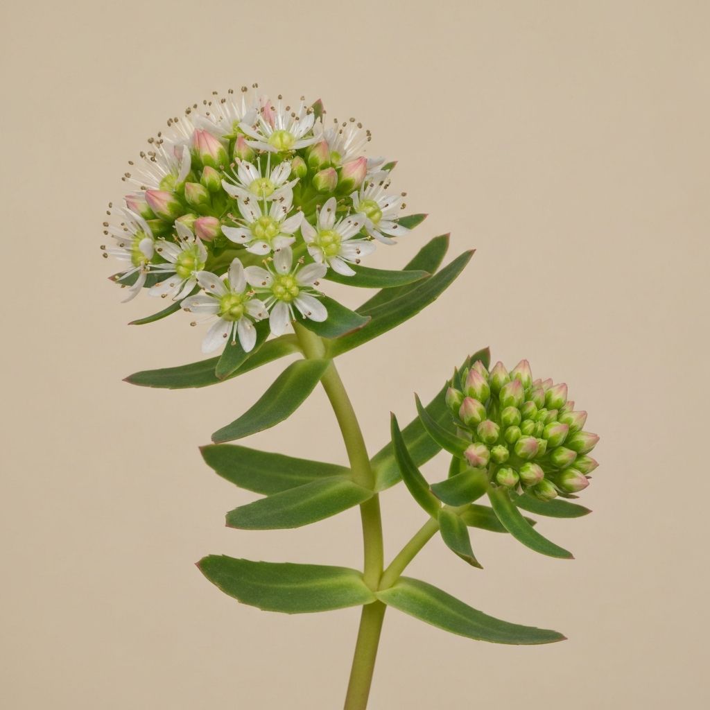 Rhodiola rosea blühende Pflanze Struktur Botanik